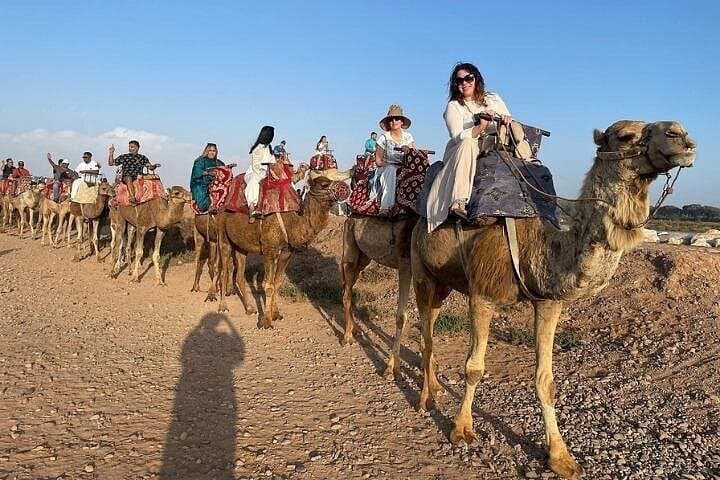 Sunset Camel Ride on the Souss River: Flamingos, Ocean Views & BBQ in Agadir photo 2