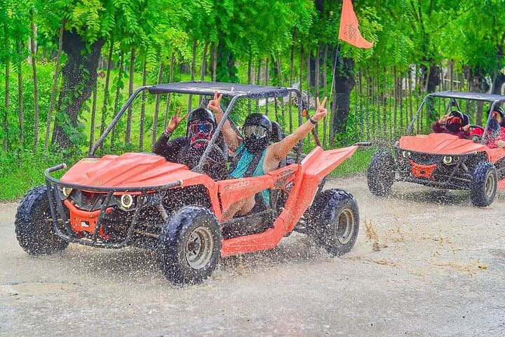 Exploring Dominican Countryside: Buggy Excursions to Macao Beach and Cenote