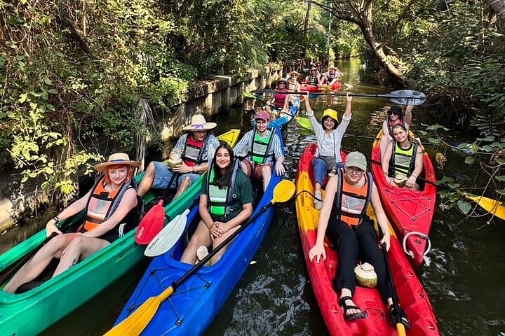 Bangkok Hidden Kayaking & Electric Longtail Boat: Coconut Grove Canals and Art Workshop