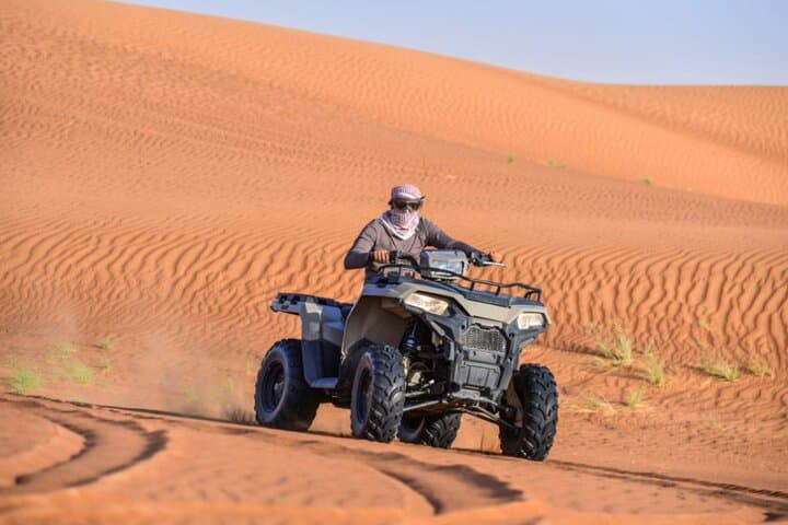 Morning Desert Safari in Lahbab: Dune Bashing, Quad Biking & Camel Ride photo 1
