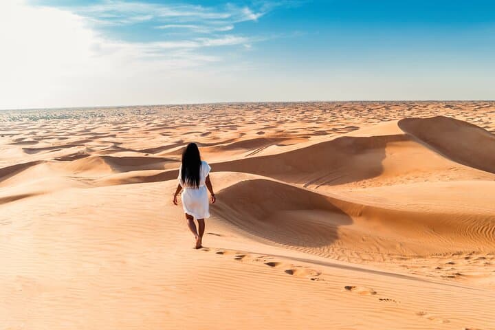 Evening Desert Safari & BBQ in Abu Dhabi: Half-Day Dune Bashing, Camel Ride & Sunset photo 4