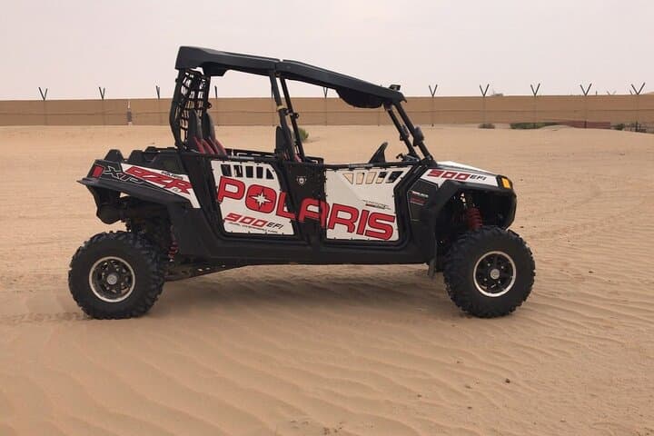 Abu Dhabi 4-Seater Dune Buggy Adventure with Transfer — Desert Drive & Sandboarding photo 3