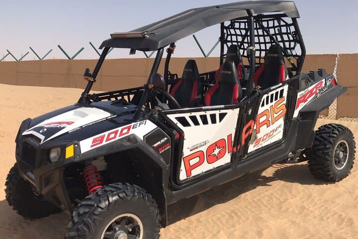 Abu Dhabi 4-Seater Dune Buggy Adventure with Transfer — Desert Drive & Sandboarding photo 4