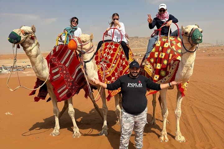 Red Sand Dunes Adventure: Camel Riding, Dune Bashing & Desert Dinner near Riyadh photo 3