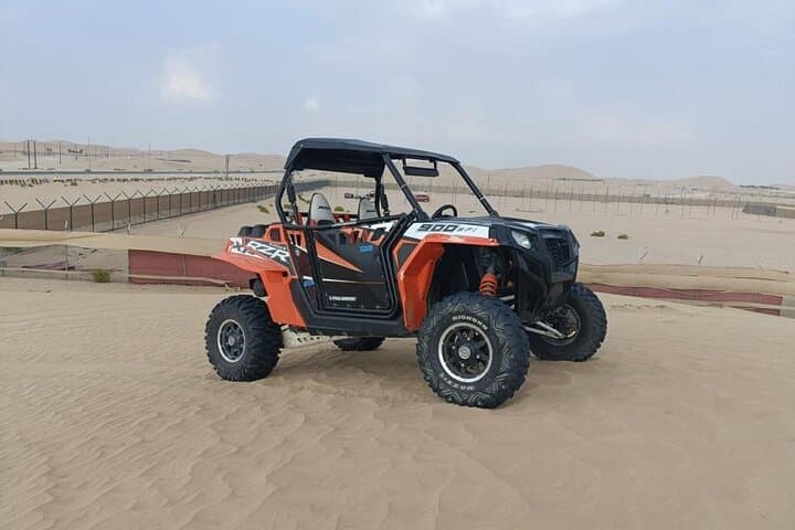 Abu Dhabi Dune Buggy Adventure: 2‑Seater Desert Ride with Pickup
