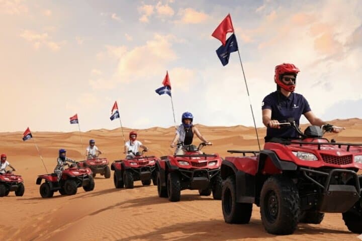 VIP Dubai Desert Safari: Camel Ride, Dune Bashing & BBQ Evening