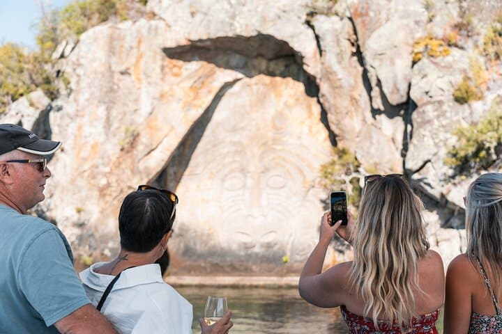 Luxury Sail to the Māori Rock Carvings on Lake Taupo photo 3