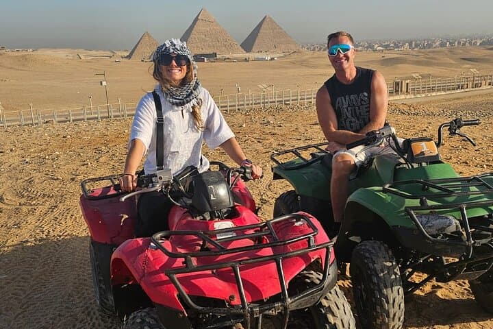 Full-Day Private Giza Pyramids, Egyptian Museum & Sahara ATV Adventure