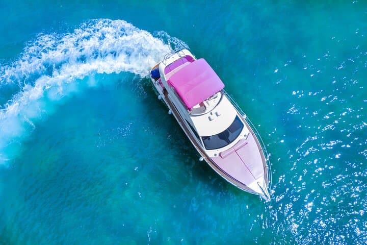 Pink Miami Yacht Rental: Private 48–50ft Luxury Charter in Biscayne Bay (3–6 hrs) photo 3