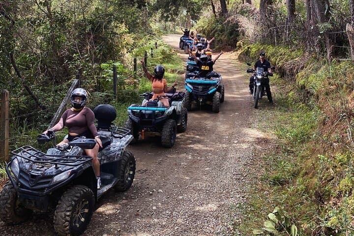 Medellín Mountains ATV Adventure: Quad Tour to Waterfalls & Fishing Lake