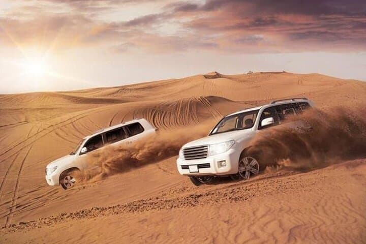 Doha Desert Safari: Camel Ride, Dune Bashing & Sandboarding Adventure