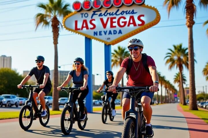 Vegas Sign E‑Bike Tour: Off‑Strip Night Ride & Iconic Photo Stops
