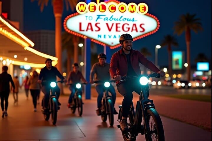 Vegas Sign E‑Bike Tour: Off‑Strip Night Ride & Iconic Photo Stops photo 2