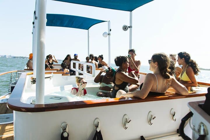 Private Hot Tub Boat Around NYC: Soak, Sail, and See the Statue