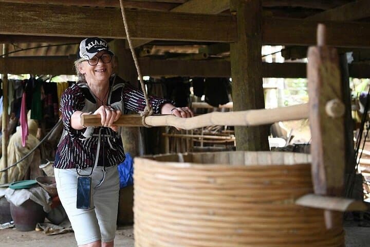Pu Luong Day Trek: Bamboo Raft on Cham Stream & Hieu Waterfall Swim photo 4