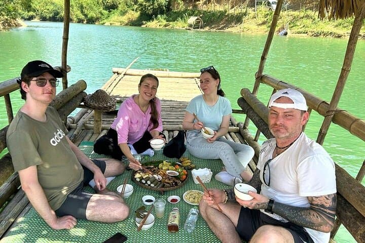 Pu Luong Day Trek: Bamboo Raft on Cham Stream & Hieu Waterfall Swim photo 3