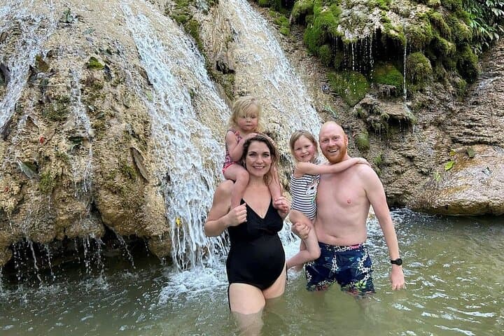 Pu Luong Day Trek: Bamboo Raft on Cham Stream & Hieu Waterfall Swim