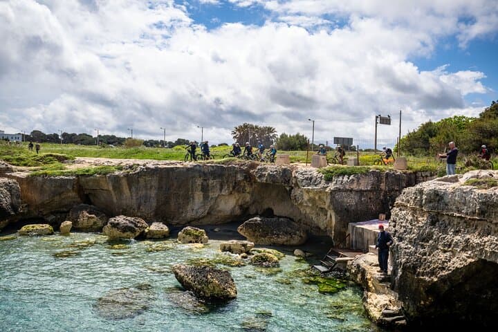Cycling Salento: Grotta della Poesia and Arch of Lovers Bike Loop from Melendugno photo 6