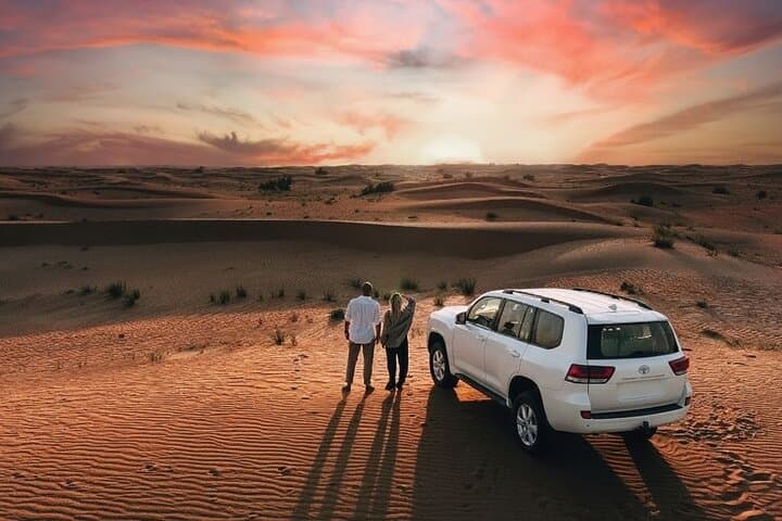 VIP Dubai Desert Safari: Lahbab Dune Bashing, Camel Ride & BBQ Camp