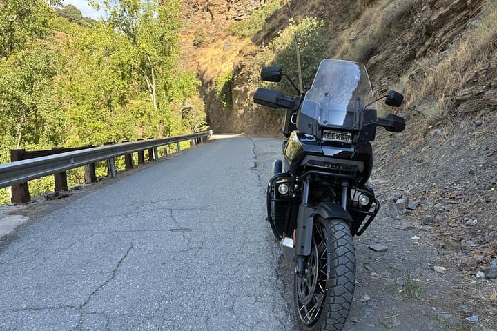 BMW Motorbike Tour through La Axarquía — Coastal Cliffs & White-Village Roads