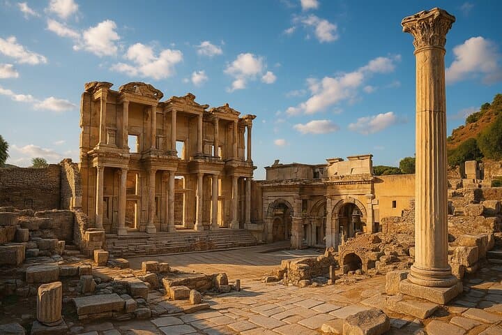 Ephesus and Pamukkale in a Day: Private Flight Tour from Istanbul