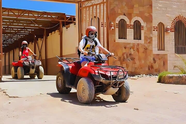 Hurghada Desert Quad Bike Safari — 3-Hour Quad, Camel Ride & Bedouin Visit