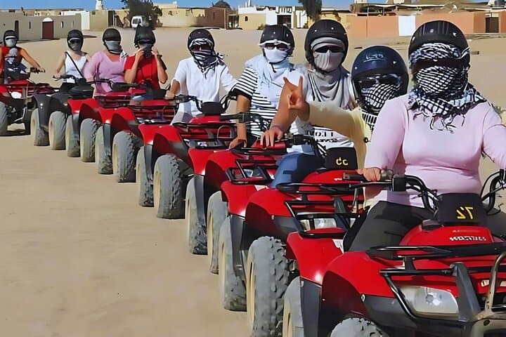 Hurghada Desert Quad Bike Safari — 3-Hour Quad, Camel Ride & Bedouin Visit photo 2