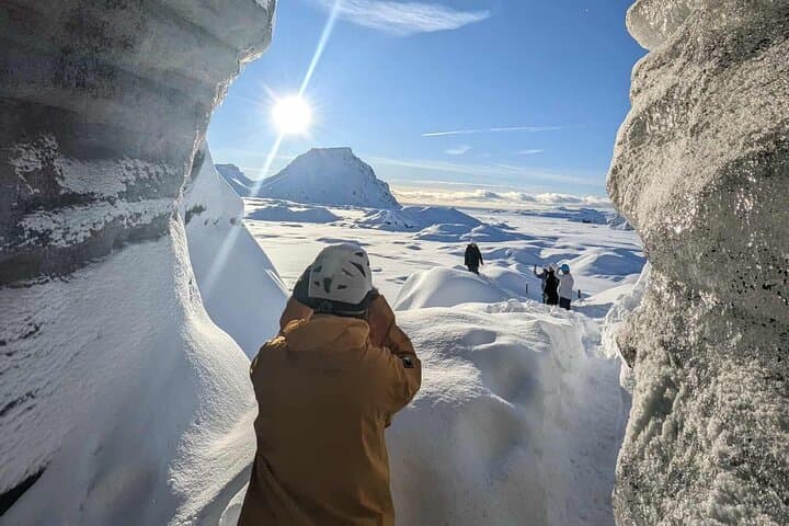 South Coast and Katla Ice Cave Tour from Reykjavík: 4x4 Glacier Adventure