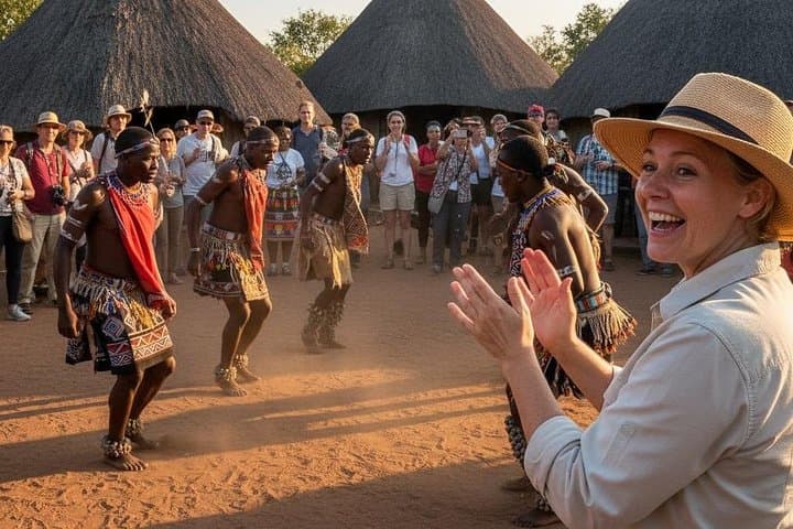 Lesedi Cultural Village Day Tour: Tribal Homesteads, Dance & Buffet Lunch near Johannesburg
