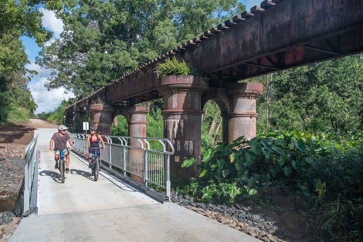 E‑Bike Rail Trail & Husk Distillery Lunch — Byron Bay Hinterland Ride