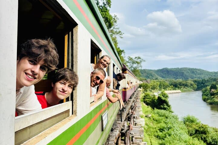 Kanchanaburi Erawan Waterfall & Death Railway Full-Day Tour: Erawan Falls, Hellfire Pass & River Kwai photo 1