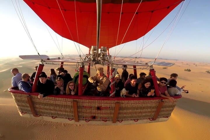 Sunrise Hot Air Balloon Over Dubai Desert Conservation Reserve photo 2