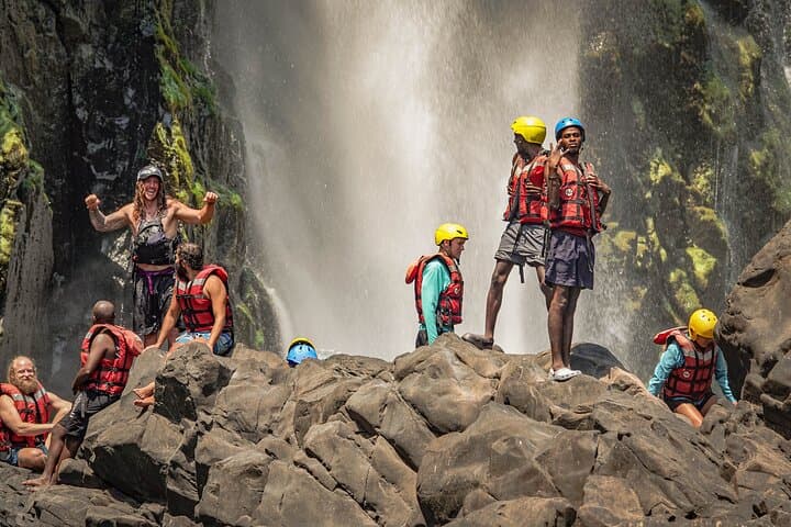 Swim Below Victoria Falls Sprays: Guided River Swim & Zambezi Cascade Experience photo 3