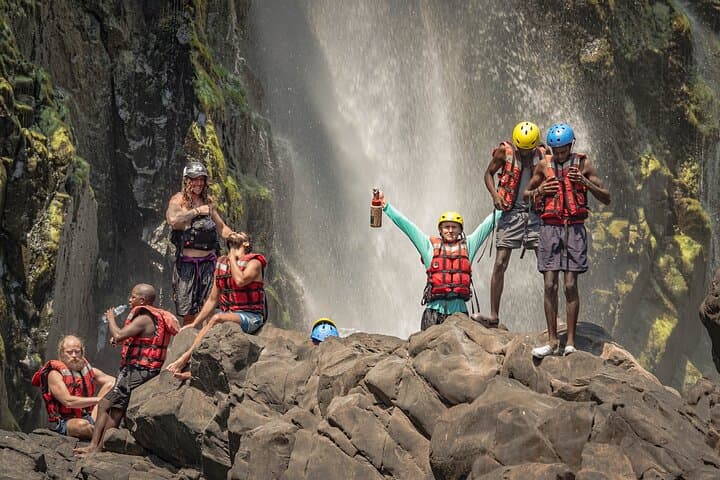 Swim Below Victoria Falls Sprays: Guided River Swim & Zambezi Cascade Experience photo 2