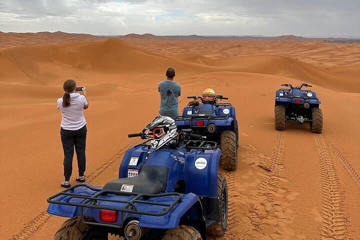 Merzouga Erg Chebbi Quad-Bike Adventure: 75-Minute Dune Ride & Berber Camp Experience photo 1