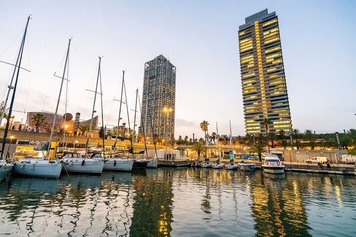 Sunset Sailing in Barcelona: Port Olímpic Yacht Cruise with Cava and City Views photo 4