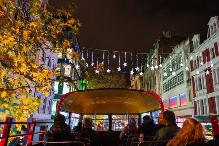London Christmas Lights Tour by Vintage Open-Top Bus photo 4