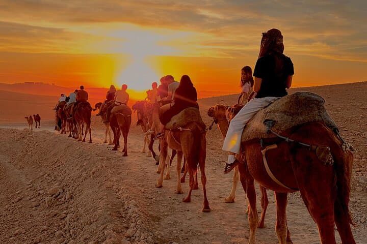 Agafay Desert Sunset Camel Ride and Dinner Show from Marrakech photo 2