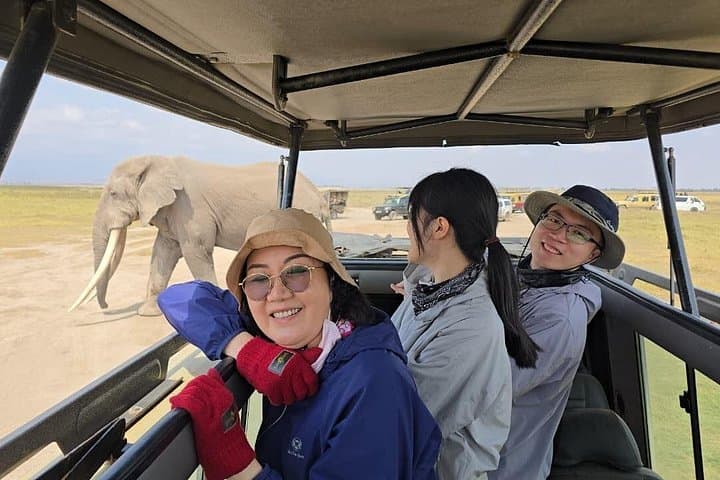 Amboseli National Park 4WD Safari from Nairobi — Elephants, Maasai Culture & Kilimanjaro Views