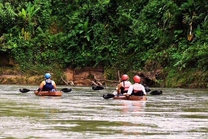 Peñas Blancas Kayak Wildlife Safari from La Fortuna