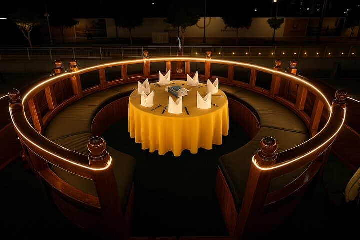 Dubai Marina Luxury Dhow Dinner Cruise: Buffet, Live Shows & Skyline Views photo 3