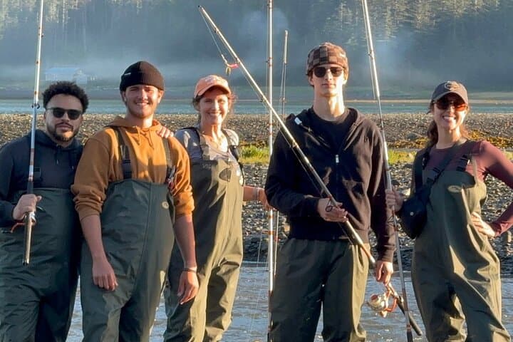 Juneau Shore Fishing: Salmon Casting with a Mendenhall Glacier Photo Stop photo 2