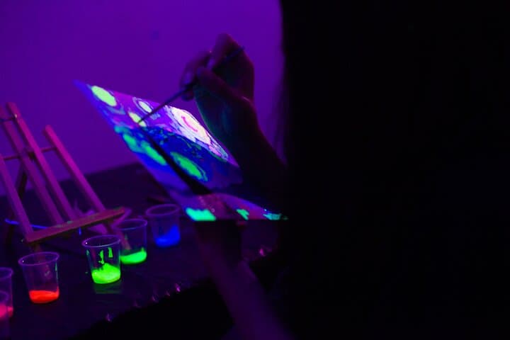 Immersive Neon Starry Night Sip and Paint in Baltimore photo 2