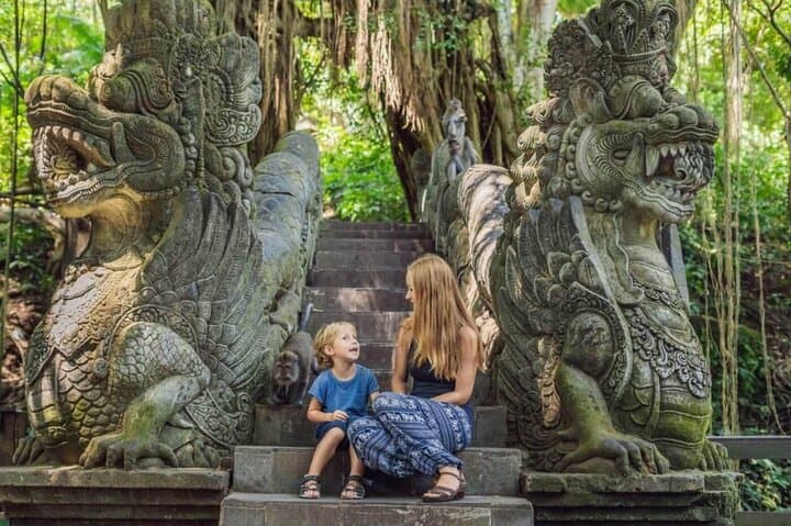 Ubud Zipline & Monkey Forest Half-Day: Tegalalang Rice Terrace Adventure photo 3