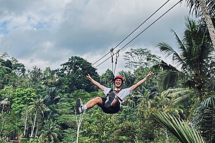 Ubud Zipline & Monkey Forest Half-Day: Tegalalang Rice Terrace Adventure photo 6