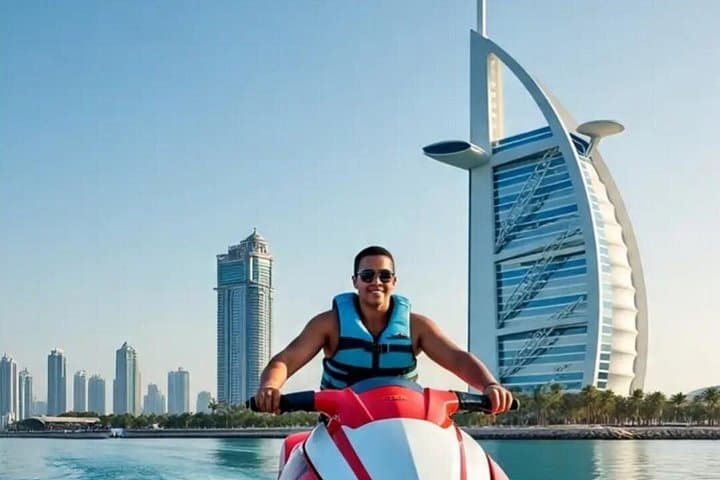 Jet Ski the Dubai Coastline: Ride Past the Burj Al Arab from Kite Beach photo 1