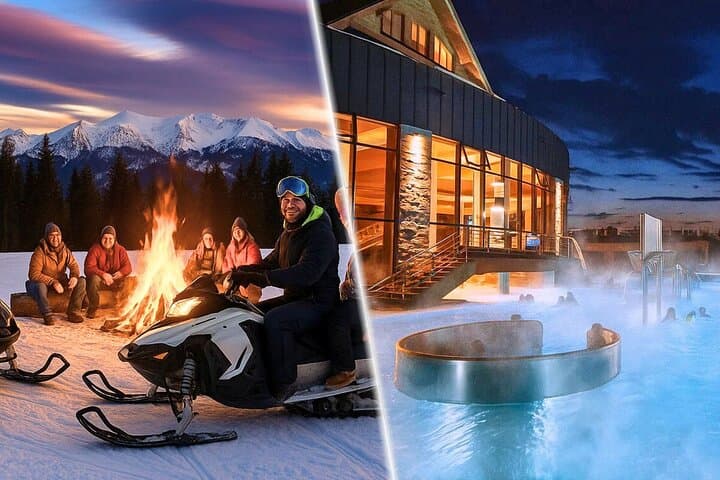 Zakopane Snowmobile Day: Mountain Rides, Oscypek Tasting & Chochołowskie Thermal Baths