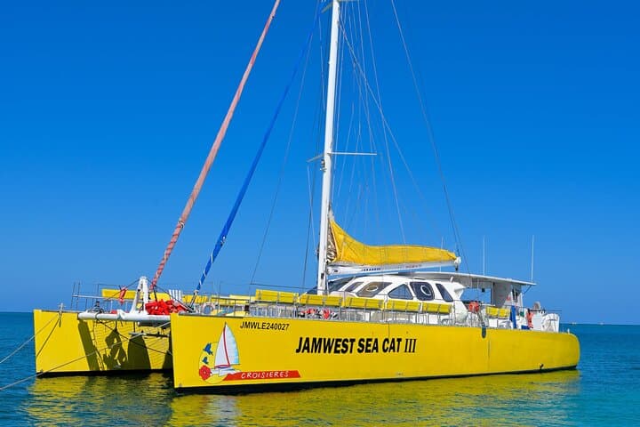 Jamwest Beach to Rick's Cafe Catamaran Cruise from Lucea — Snorkel, Sunset & Cliff Views photo 3