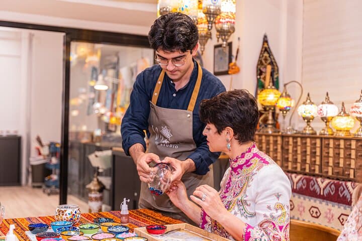 Turkish Mosaic Lamp Workshop in Naperville — Hands-On Crafting & Cultural Tasting