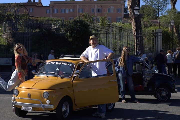 Polaroid-Style Fiat 500 Drive Through Rome: Private 75-Minute Vintage Tour photo 4
